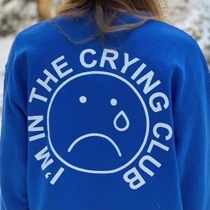 crying club crewneck